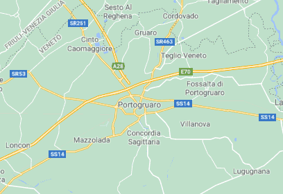 Mappa di Portogruaro - Noleggio Scale Portogruaro Mappa di Portogruaro - Noleggio Scale Portogruaro