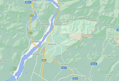Mappa di Gemona - Noleggio Scale Gemona Mappa di Gemona - Noleggio Scale Gemona