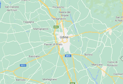 Mappa di Udine - Noleggio Scale Udine Mappa di Udine - Noleggio Scale Udine
